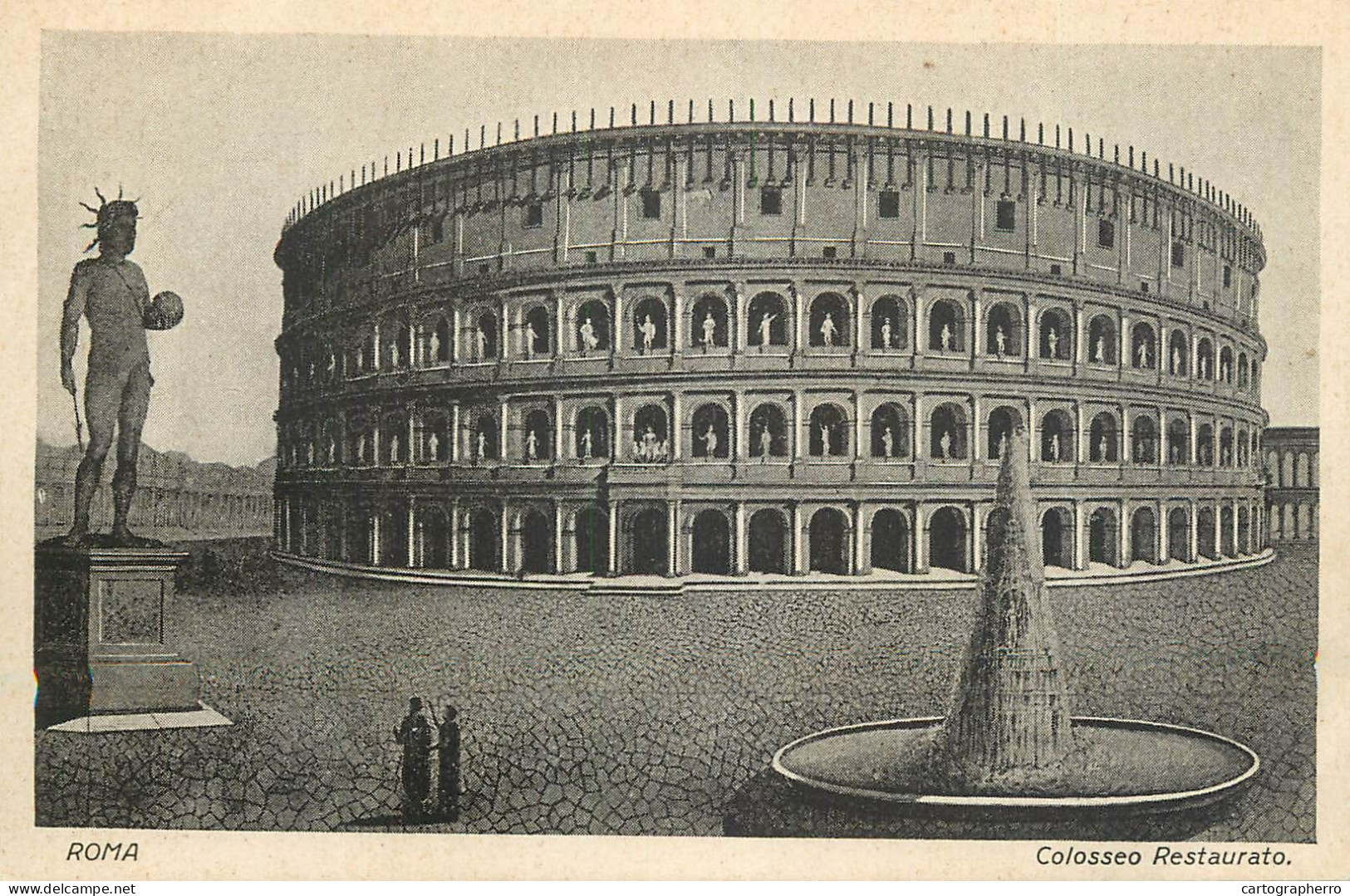 Italy Roma Colosseo Restaurato - Colosseum