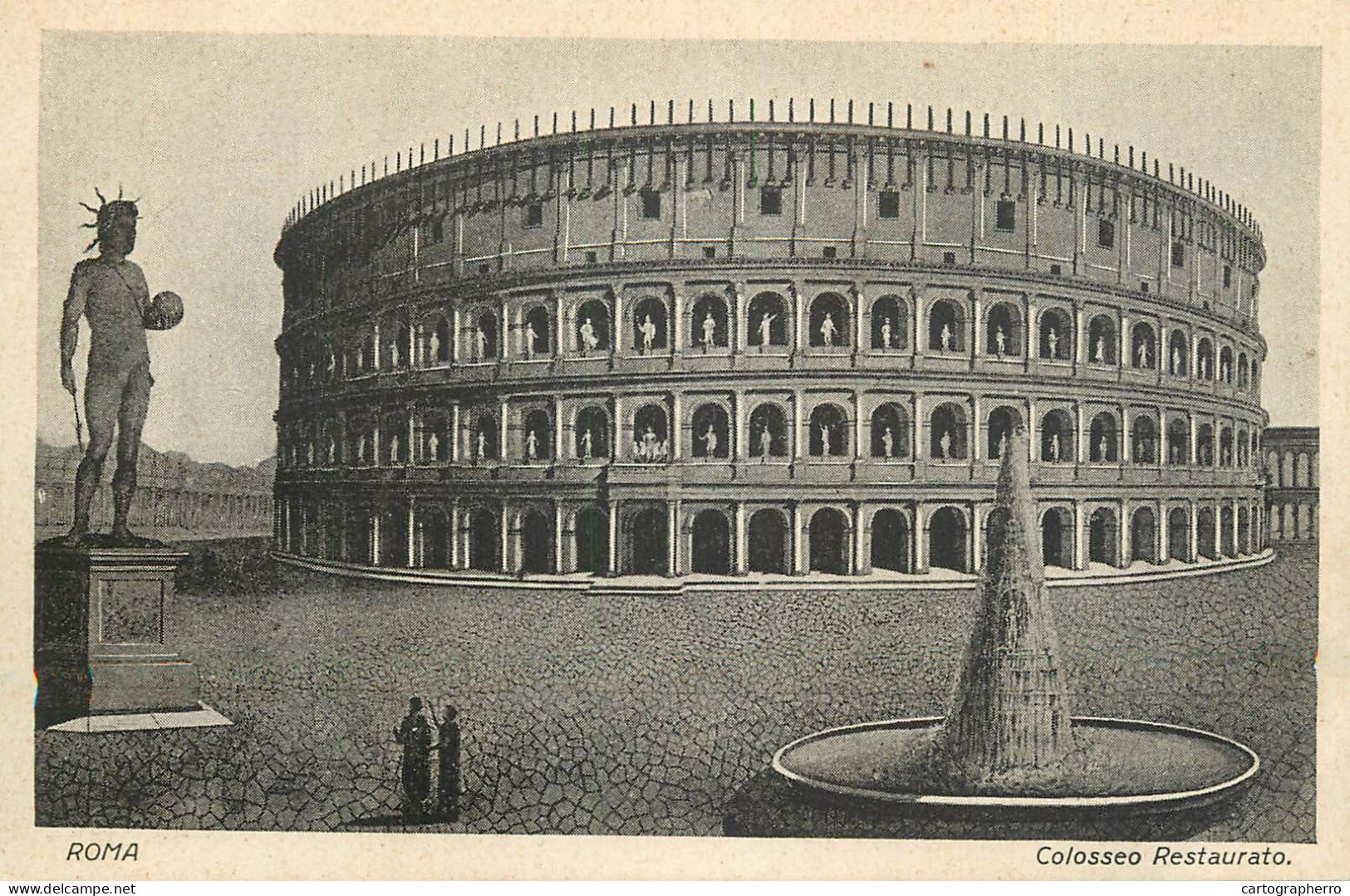 Italy Roma Colosseo Restaurato - Colisée