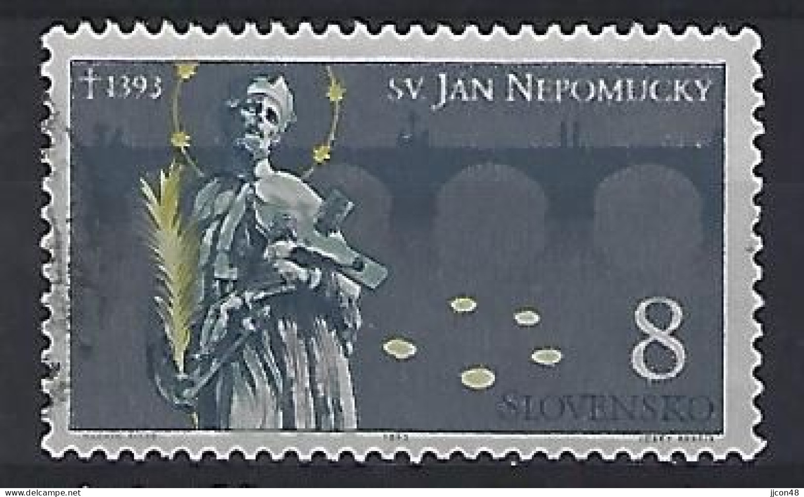 Slovakia 1993  Johannes Von Nepomuk (o) Mi.167 - Usados