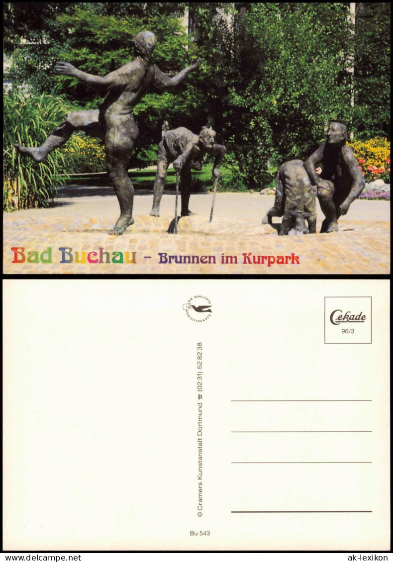 Ansichtskarte Bad Buchau Bad Buchau-Brunnen Im Kurpark 1996 - Bad Buchau