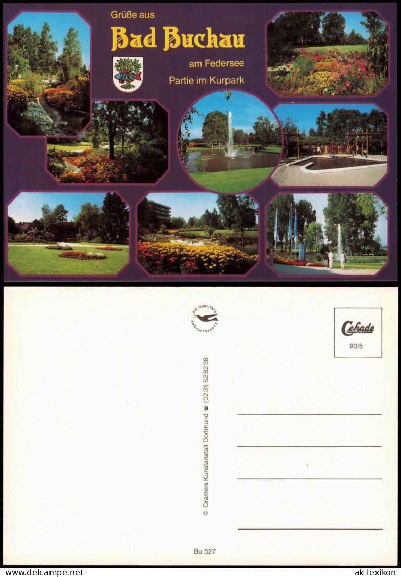Ansichtskarte Bad Buchau Mehrbildkarte Mit Kurpark Ansichten 1993 - Bad Buchau