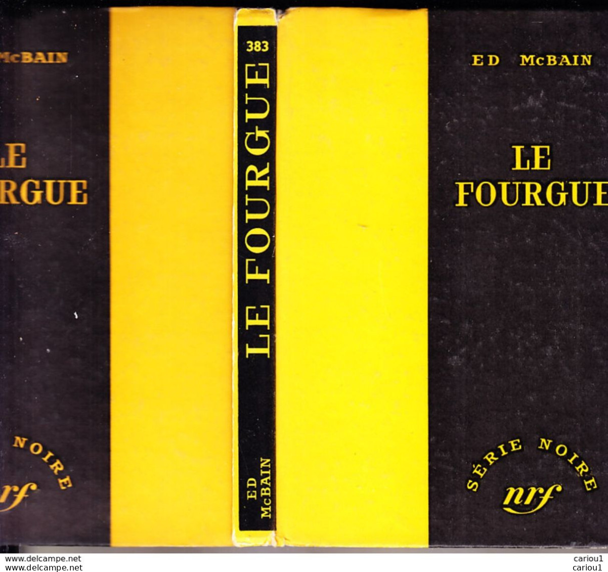 C1 Ed McBAIN Le Fourgue EO 1957 SERIE NOIRE 87e District THE PUSHER Port Inclus France - Série Noire