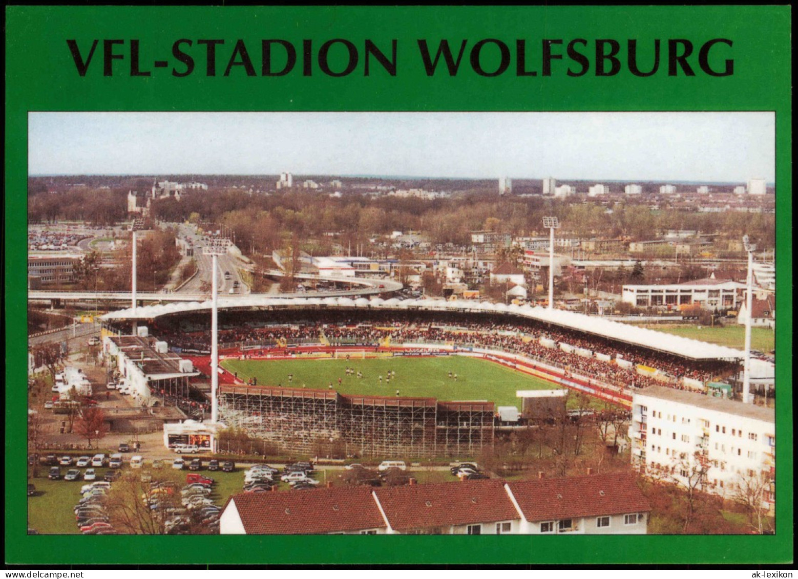 Ansichtskarte Wolfsburg VFL-STADION WOLFSBURG Football Stadium 2001/2002 - Wolfsburg