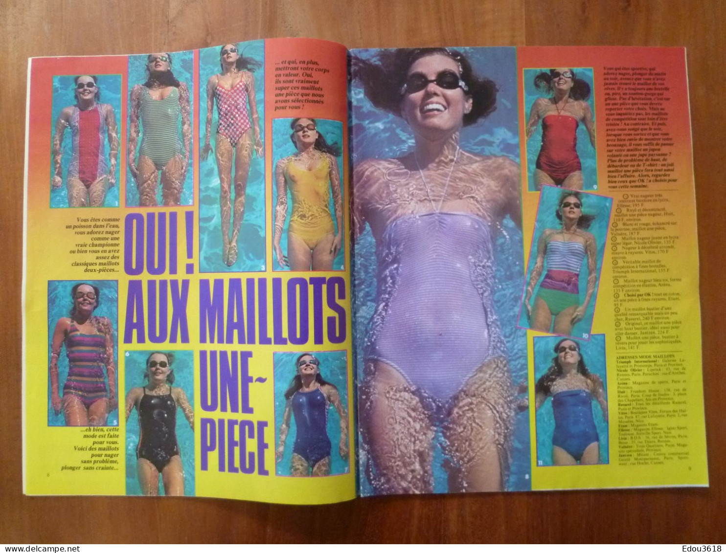 Magazine OK 279 Francis Cabrel Blondie Elton John Ringo Dave Eddy Mitchell Gainsbourg Julio Iglecias Véronique Sanson