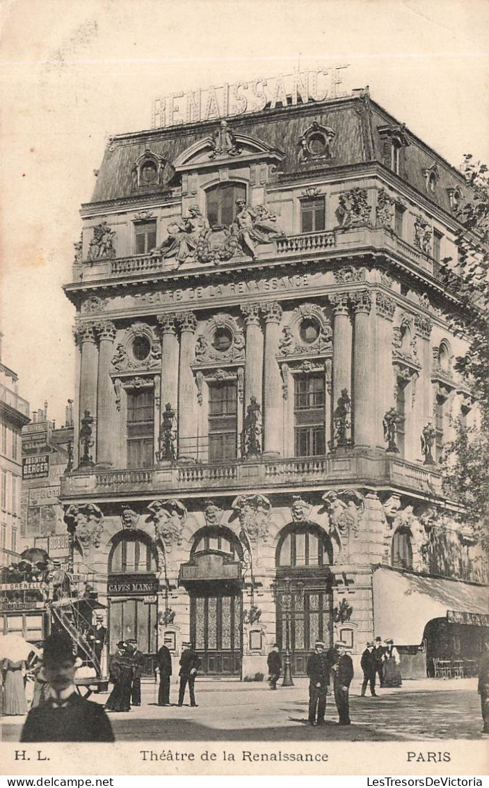 FRANCE - Paris - Théâtre De La Renaissance - Carte Postale Ancienne - Sonstige & Ohne Zuordnung