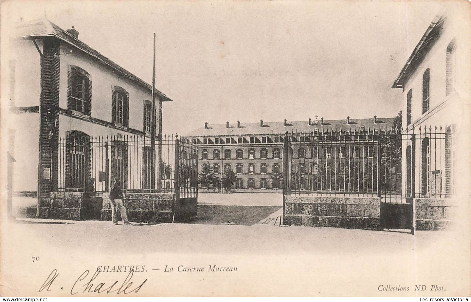 FRANCE - Chartres - La Caserne Marceau - Carte Postale Ancienne - Chartres