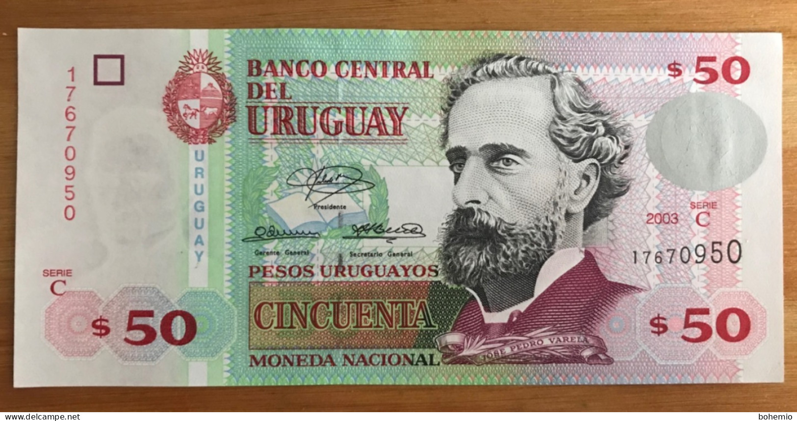 Uruguay 50 Pesos 2003 Serie C - Uruguay