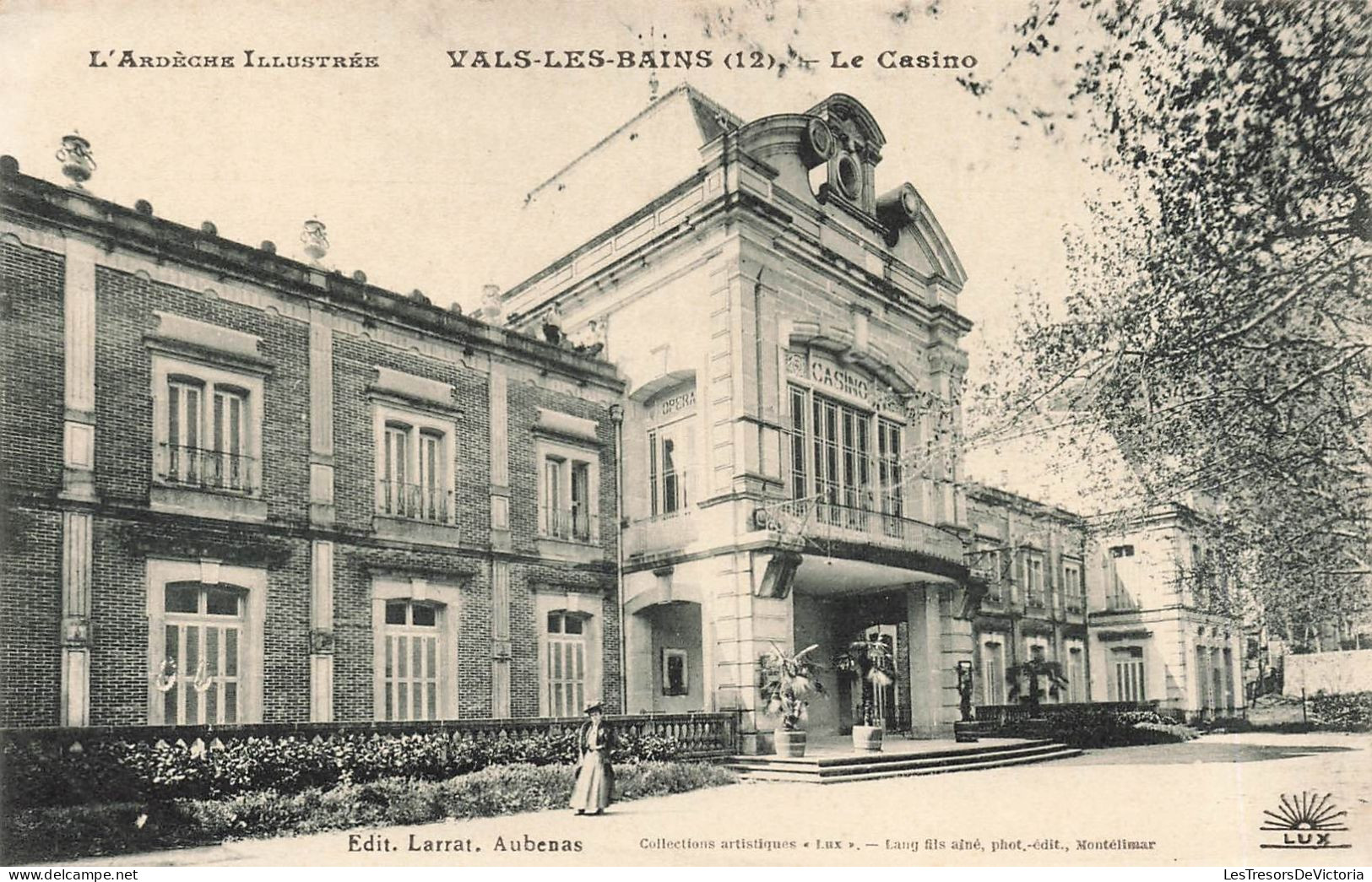 FRANCE - Vals Les Bains - Le Casino - Carte Postale Ancienne - Vals Les Bains