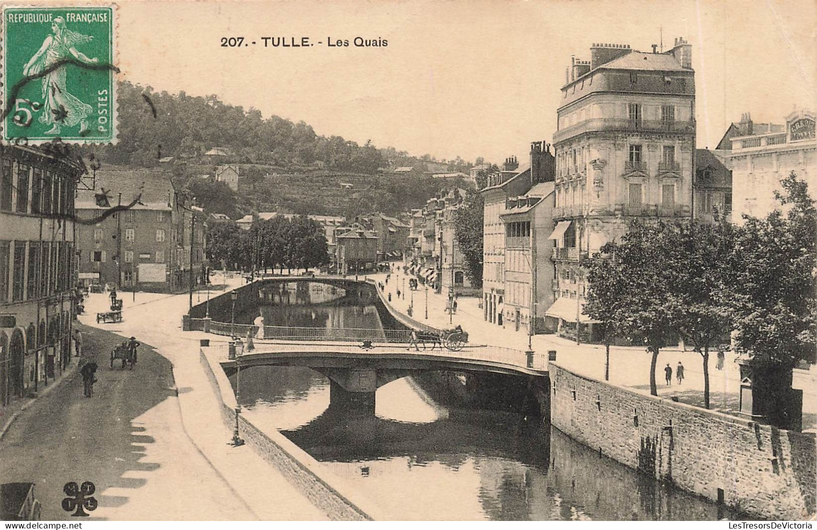 FRANCE - Tulle - Les Quais - Carte Postale Ancienne - Tulle
