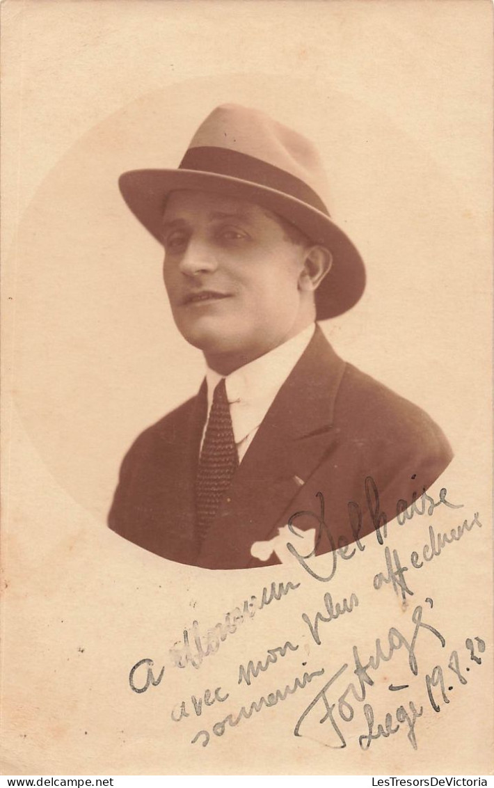 Carte Postale  Ancienne - Homme Célèbre - Dédicace - Liège 19/08/28 - Sonstige & Ohne Zuordnung