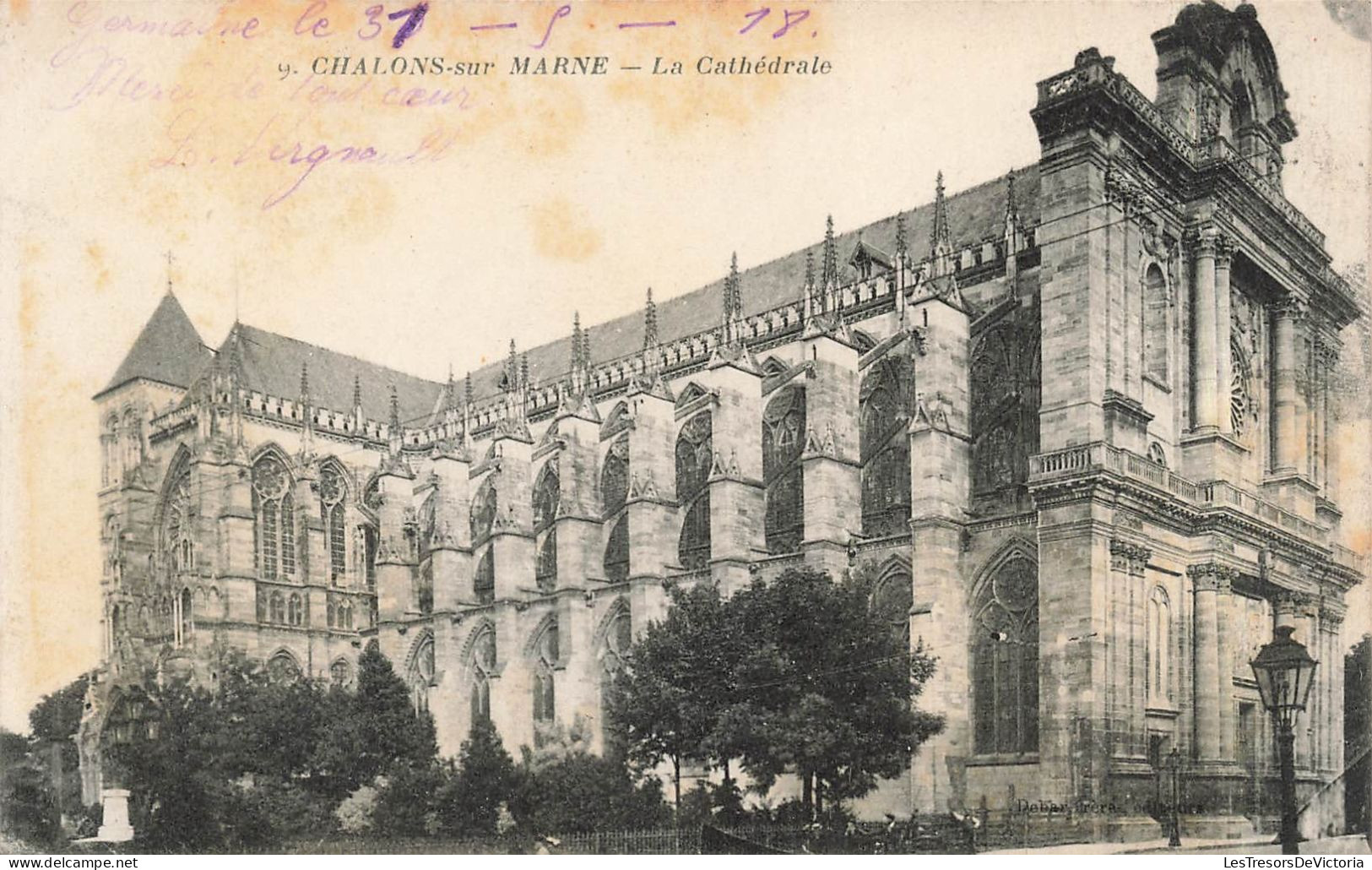 FRANCE - Chalons Sur Marne - La Cathédrale - Carte Postale Ancienne - Châlons-sur-Marne