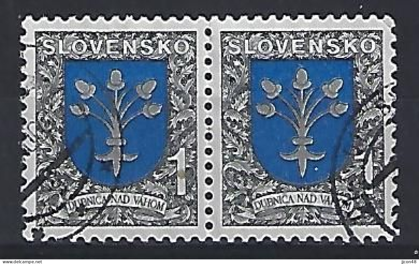 Slovakia 1993  City Arms; Dobnica Nad Vahom (o) Mi.177 - Used Stamps