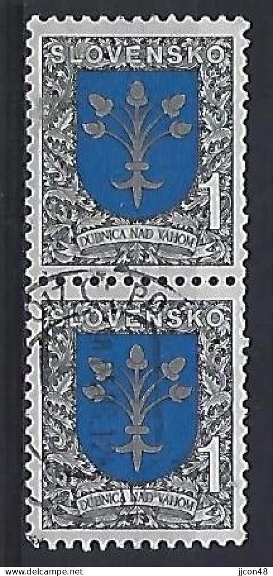 Slovakia 1993  City Arms; Dobnica Nad Vahom (o) Mi.177 - Oblitérés