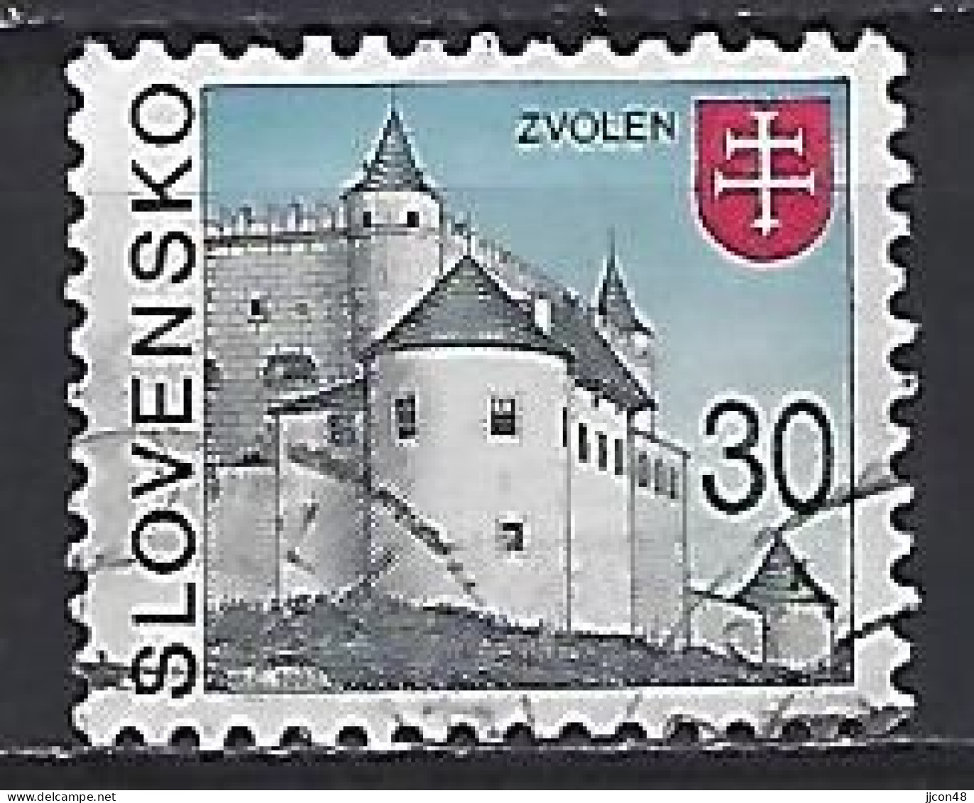 Slovakia 1993  City Arms; Zvolen (o) Mi.179 - Usati