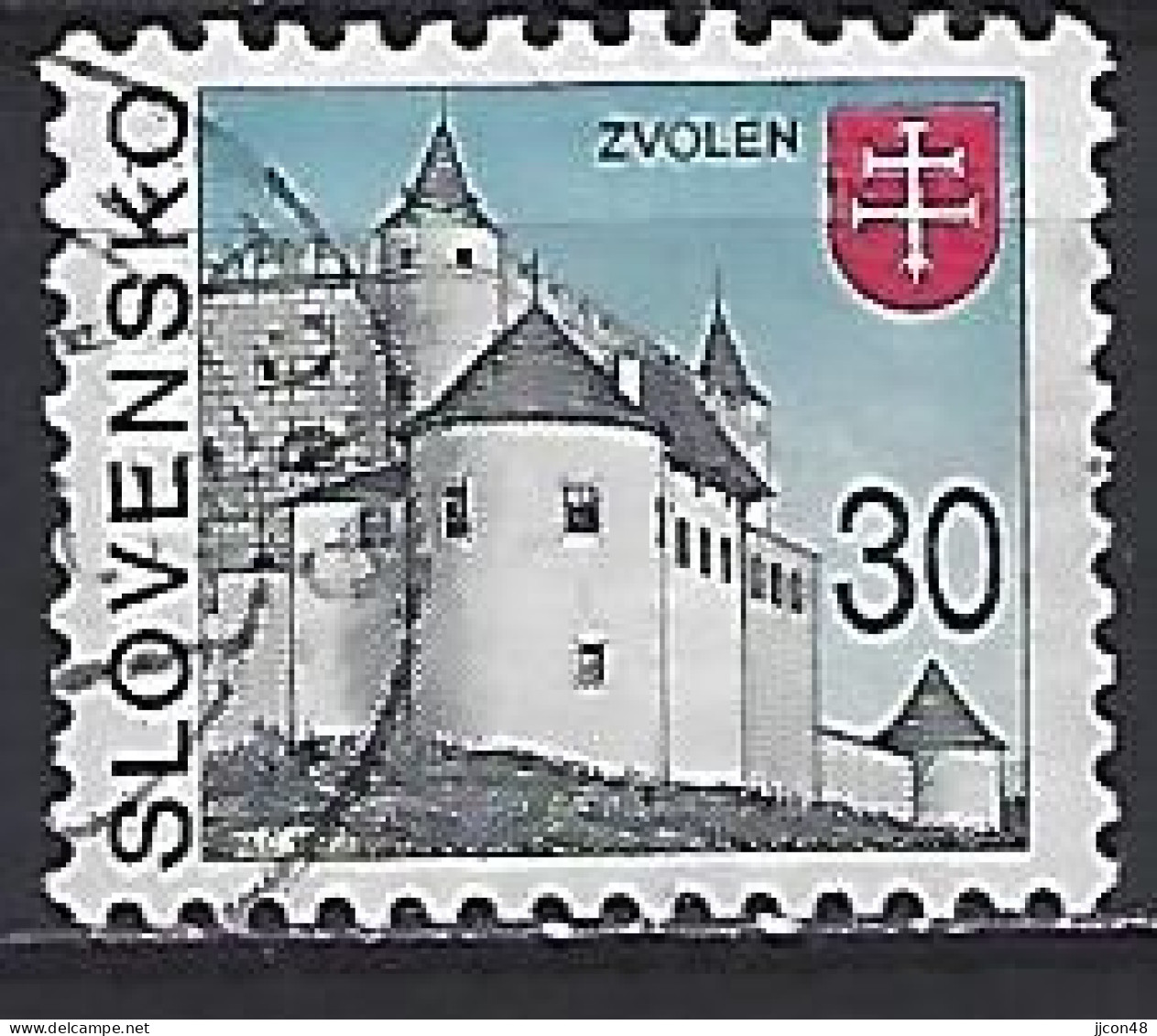 Slovakia 1993  City Arms; Zvolen (o) Mi.179 - Usati