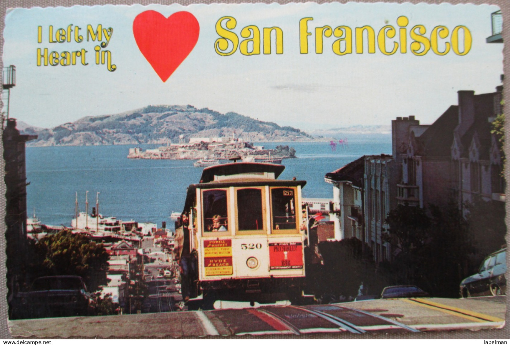 USA CALIFORNIA SAN FRANCISCO CABLE CAR KARTE CARD POSTCARD CARTE POSTALE POSTKARTE CARTOLINA ANSICHTSKARTE - Long Beach