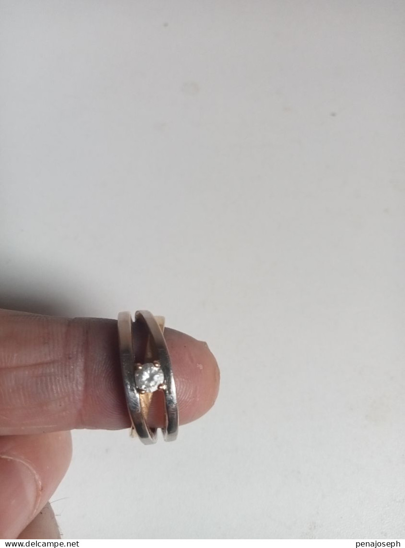 Bague En Plaqué Or  Diamètre Intérieur 18 Mm - Anelli