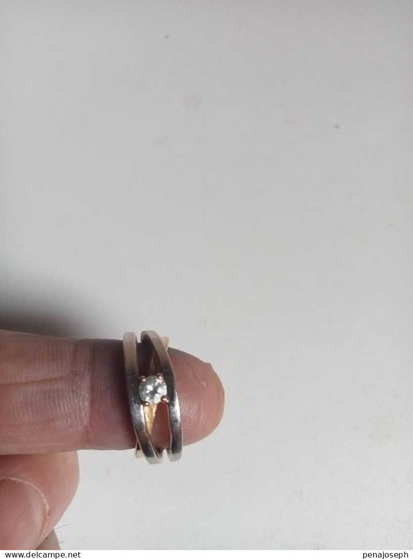 Bague En Plaqué Or  Diamètre Intérieur 18 Mm - Bagues