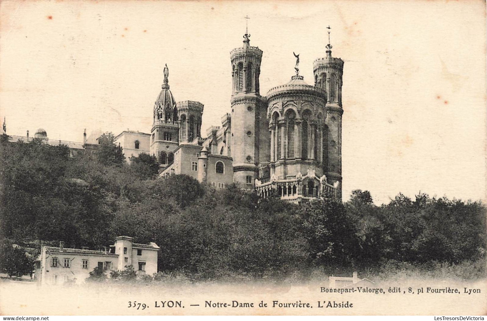 FRANCE - Lyon - Vue Panoramique De Notre Dame De Pourvière - L'Abside - Carte Postale Ancienne - Other & Unclassified