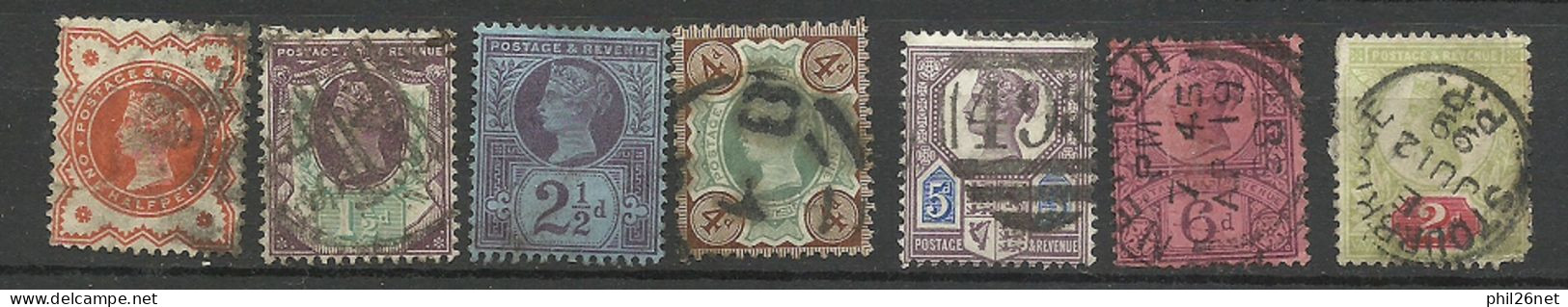UK  N°   91;93;95;97; 99 Et 100     Oblitérés B/TB   Le 94 Offert  Voir Scans   Soldé ! ! ! - Used Stamps