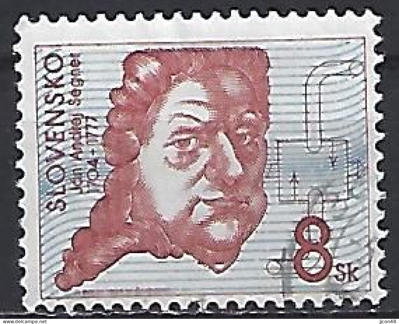 Slovakia 1994  Andrej Segner (o) Mi.189=190 - Used Stamps