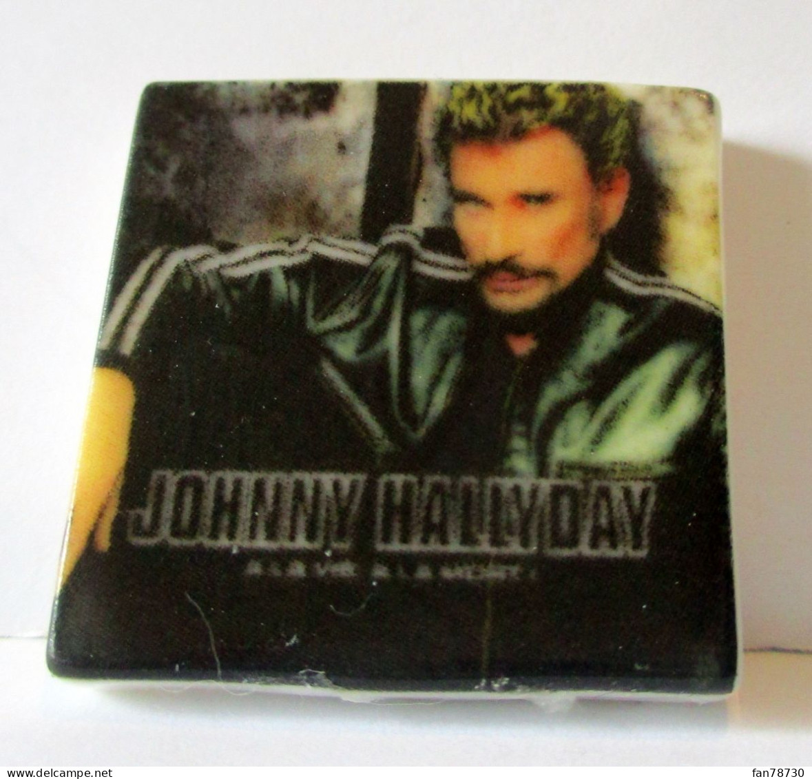 Fèves brillantes plates X 5 - Johnny Hallyday - La Discographie 2021 - Frais du site déduits