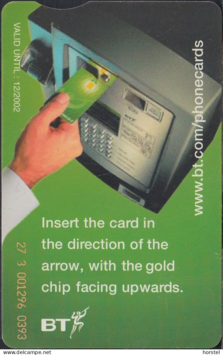 UK - British Telecom Chip DEF032  - £5 Definitive Bonus 20% - Phone - 2002 - SL2 - BT Général