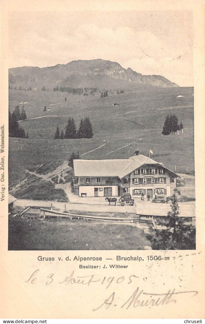 Bruchalp Gasthaus Alpenrose Boltigen   Postkutsche - Boltigen