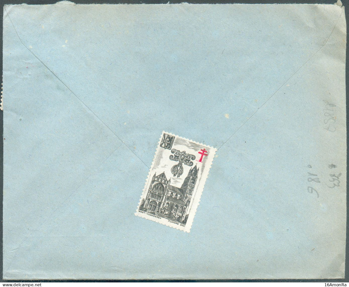 N°753 - 1Fr.35 (SENAT Guillaume Le Bon) Obl. Sc OBOURG Sur Lettre à En-tête (Filature GHILAIN) 1947 Vers Gand - 21857  C - Storia Postale