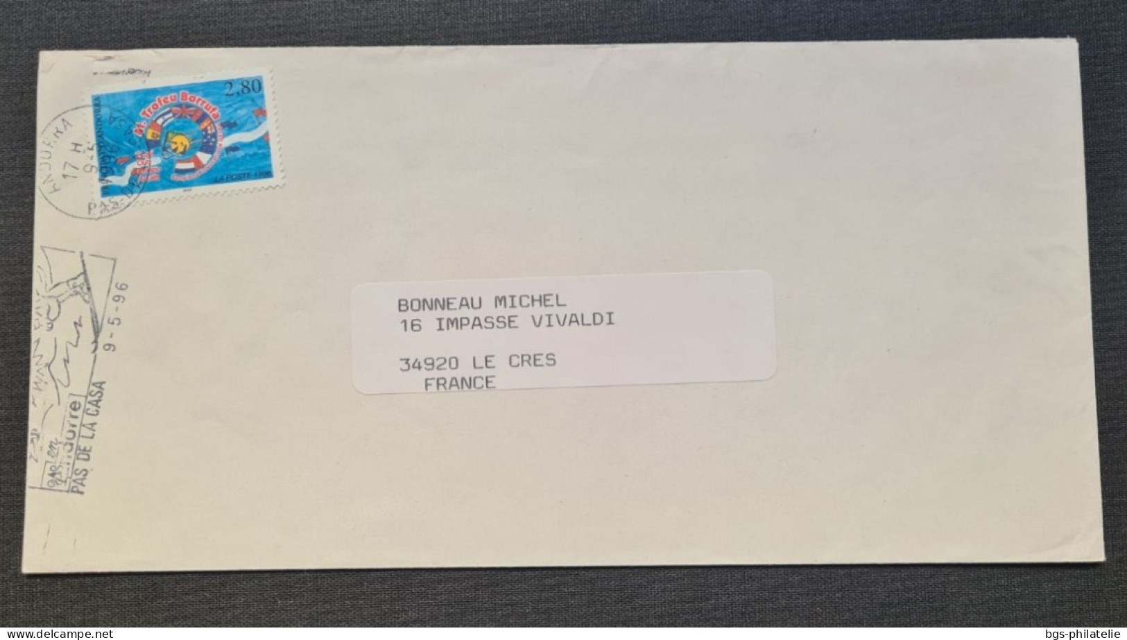 Andorre,  Lettre Pour La France. - Storia Postale