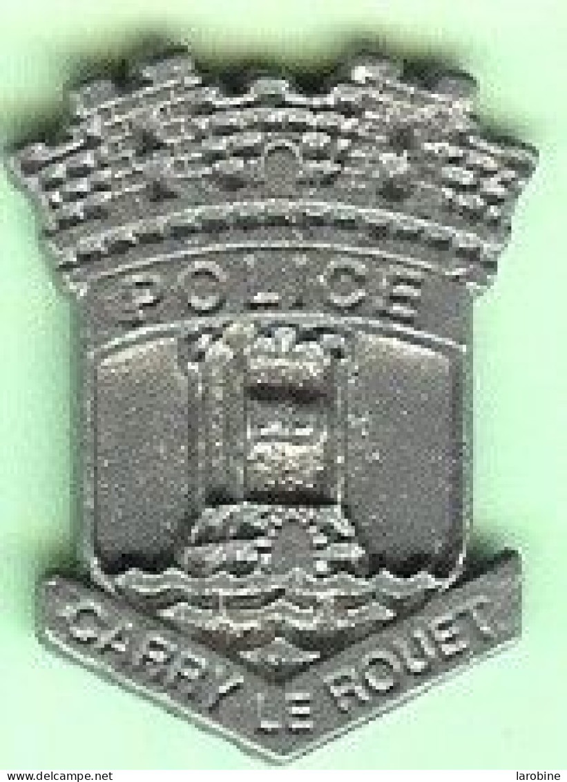 @@ Blason écusson Police Nationale CARRY LE ROUET (13) @@pol59a - Police