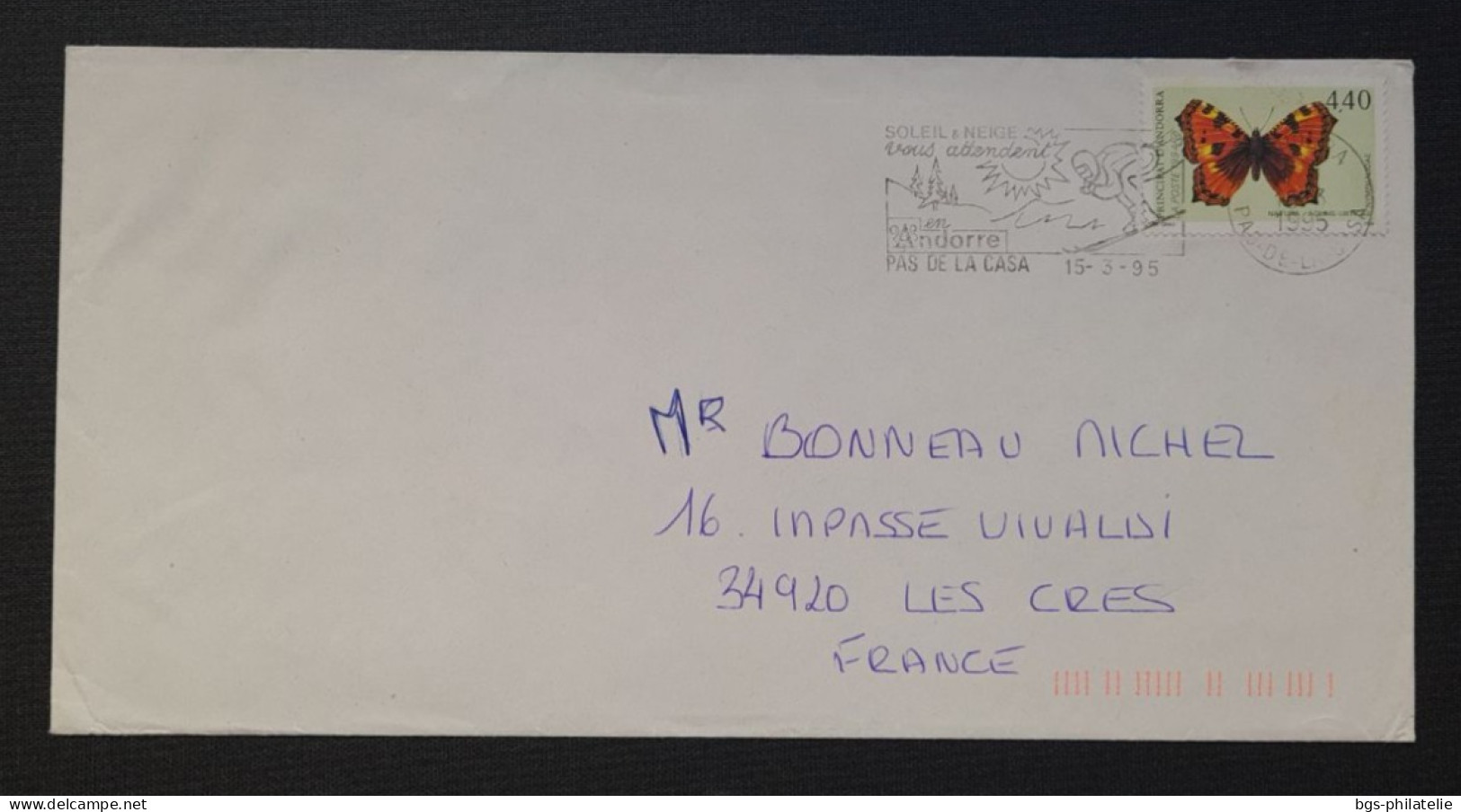 Andorre,  Lettre Pour La France. - Lettres & Documents