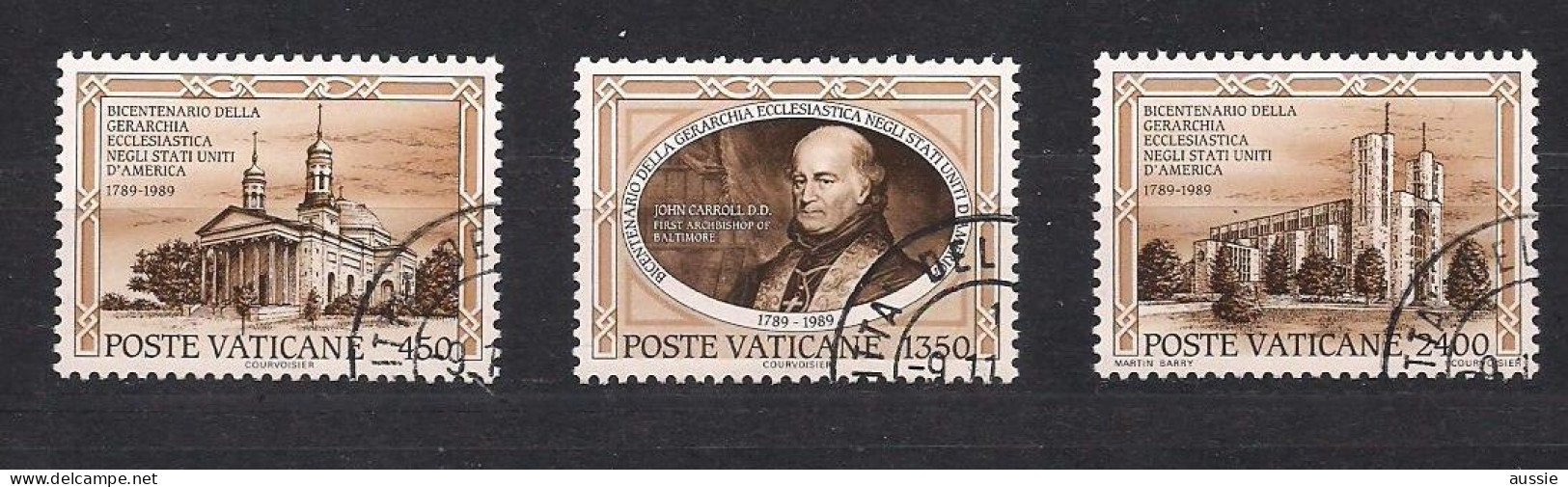 Vatican Vatikaan 1989 Yvertnr. 864-866 (o) Oblitéré Cote 10,50 € - Used Stamps
