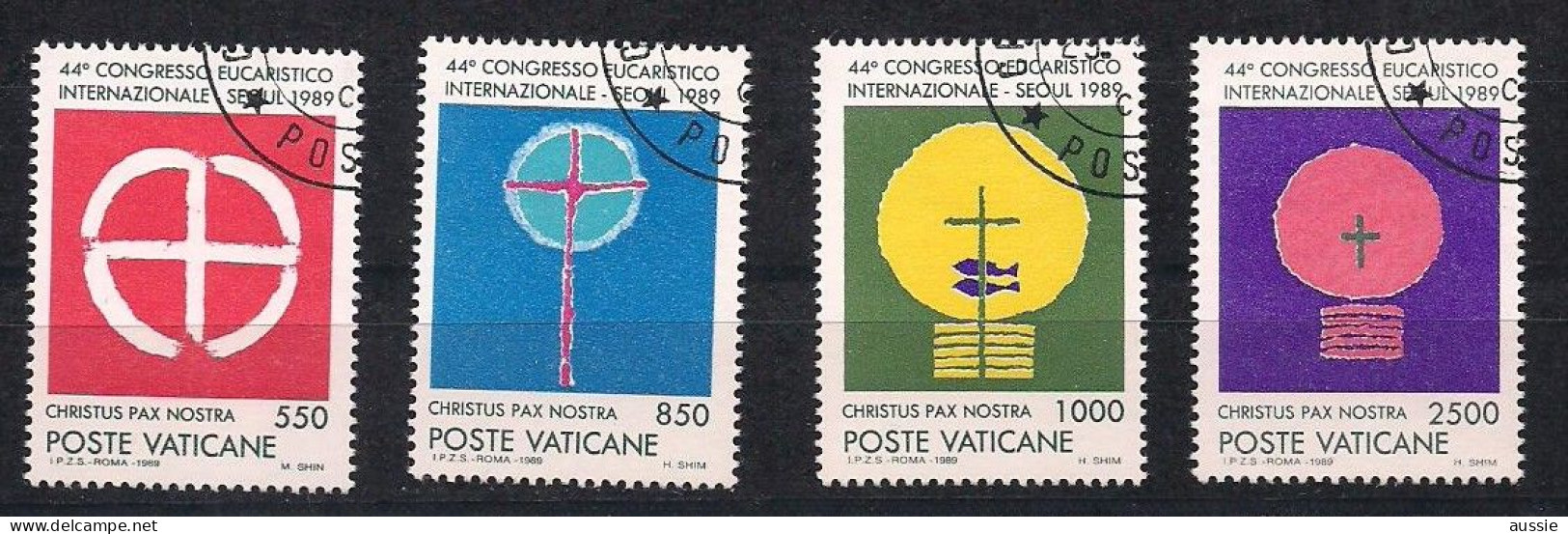 Vatican Vatikaan 1989 Yvertnr. 860-863 (o) Oblitéré Cote 10 € - Gebraucht