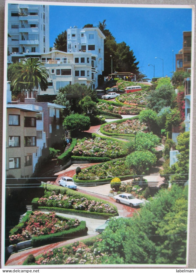 USA CALIFORNIA SAN FRANCISCO LONBARD STREET KARTE CARD POSTCARD CARTE POSTALE POSTKARTE CARTOLINA ANSICHTSKARTE - Long Beach