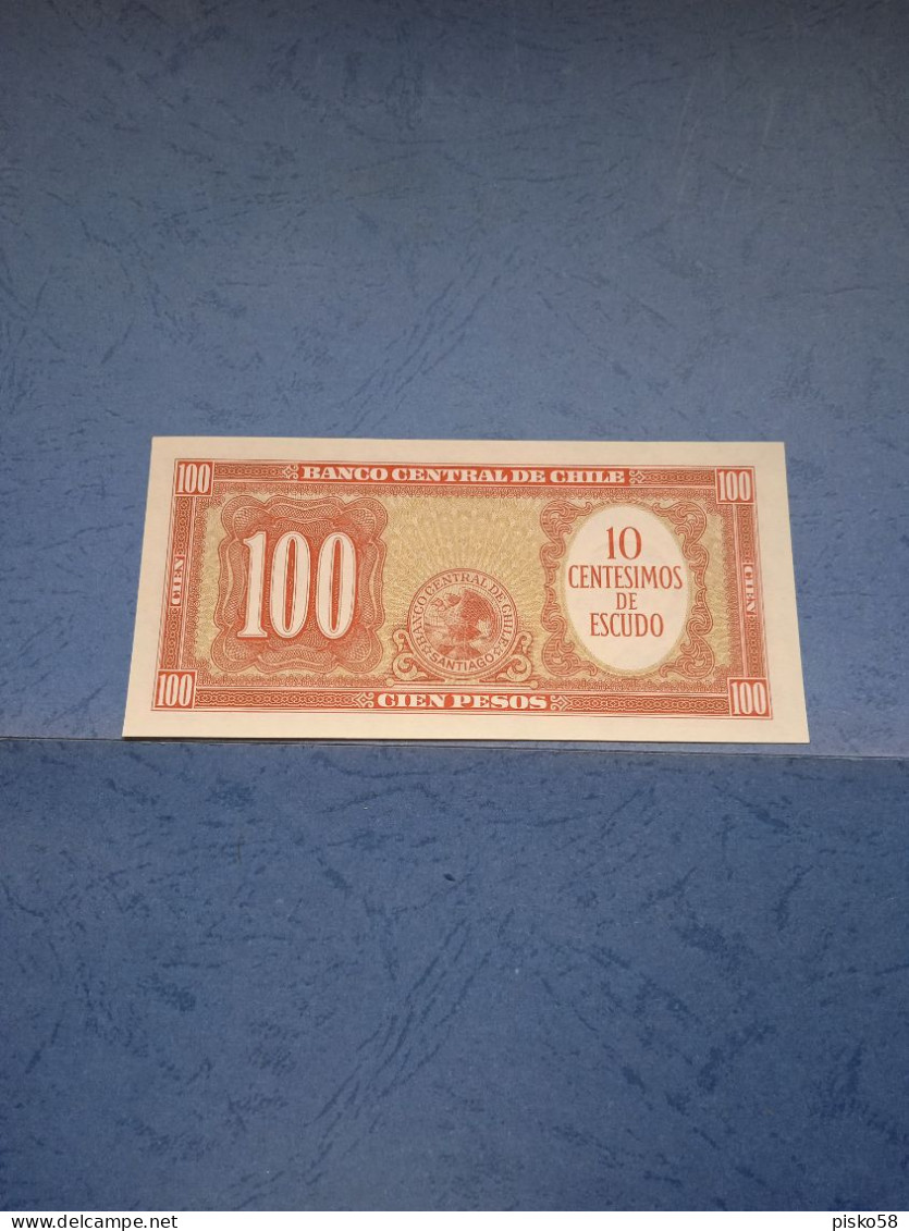 CILE-P127a 10/100CP 1961/4 UNC - Chili