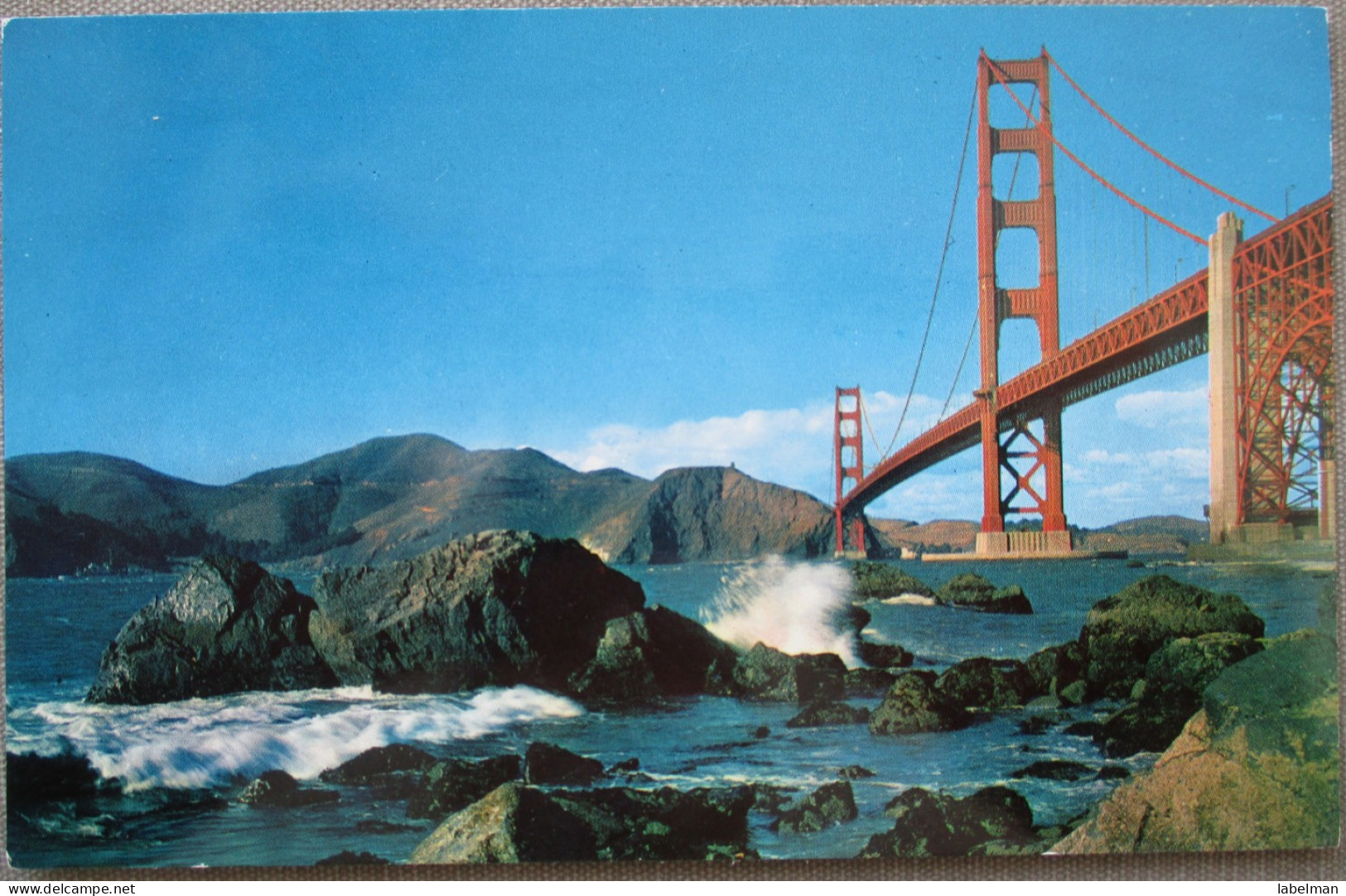 USA CALIFORNIA SAN FRANCISCO GOLDEN GATE BRIDGE KARTE CARD POSTCARD CARTE POSTALE POSTKARTE CARTOLINA ANSICHTSKARTE - Long Beach