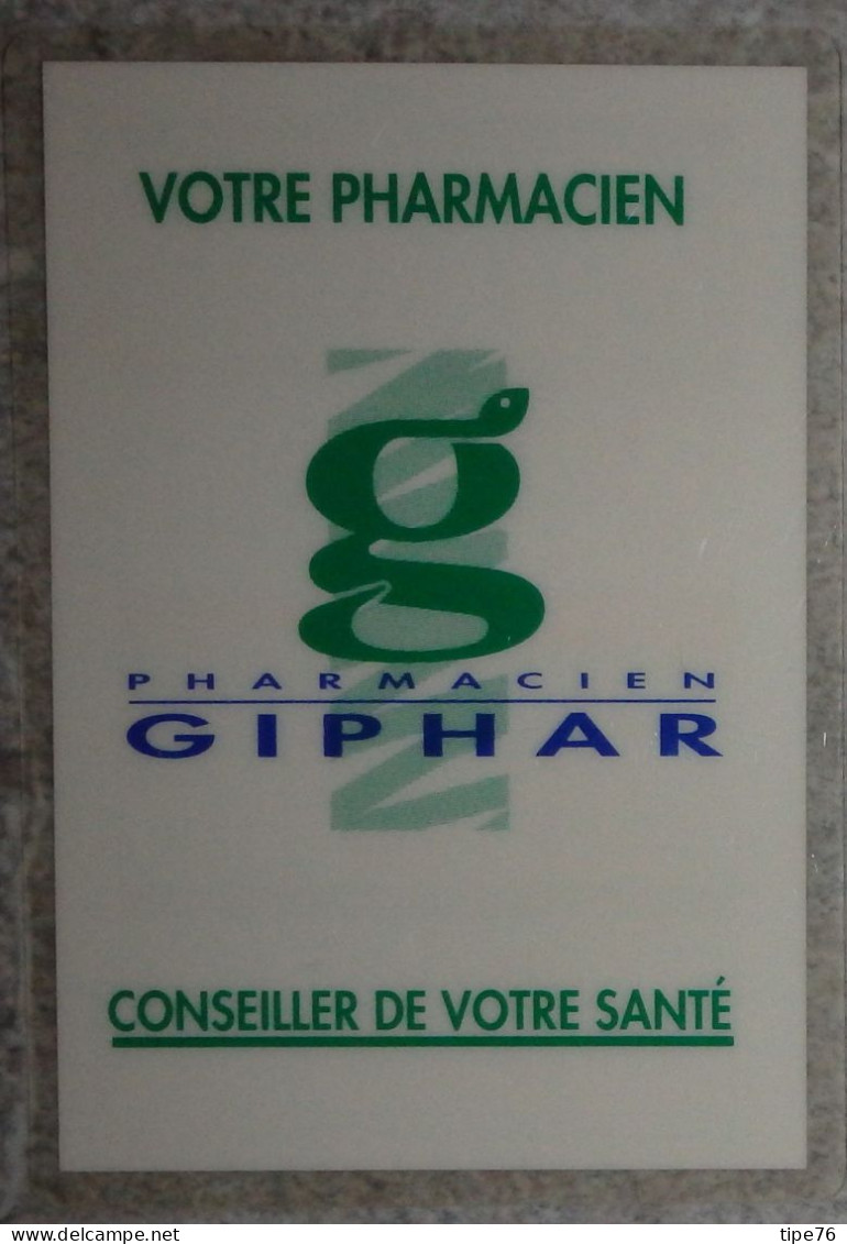 Petit Calendrier De Poche Plastifié 1998 Pharmacien Giphar Angers Maine Et Loire  Promoplast - Petit Format : 1991-00