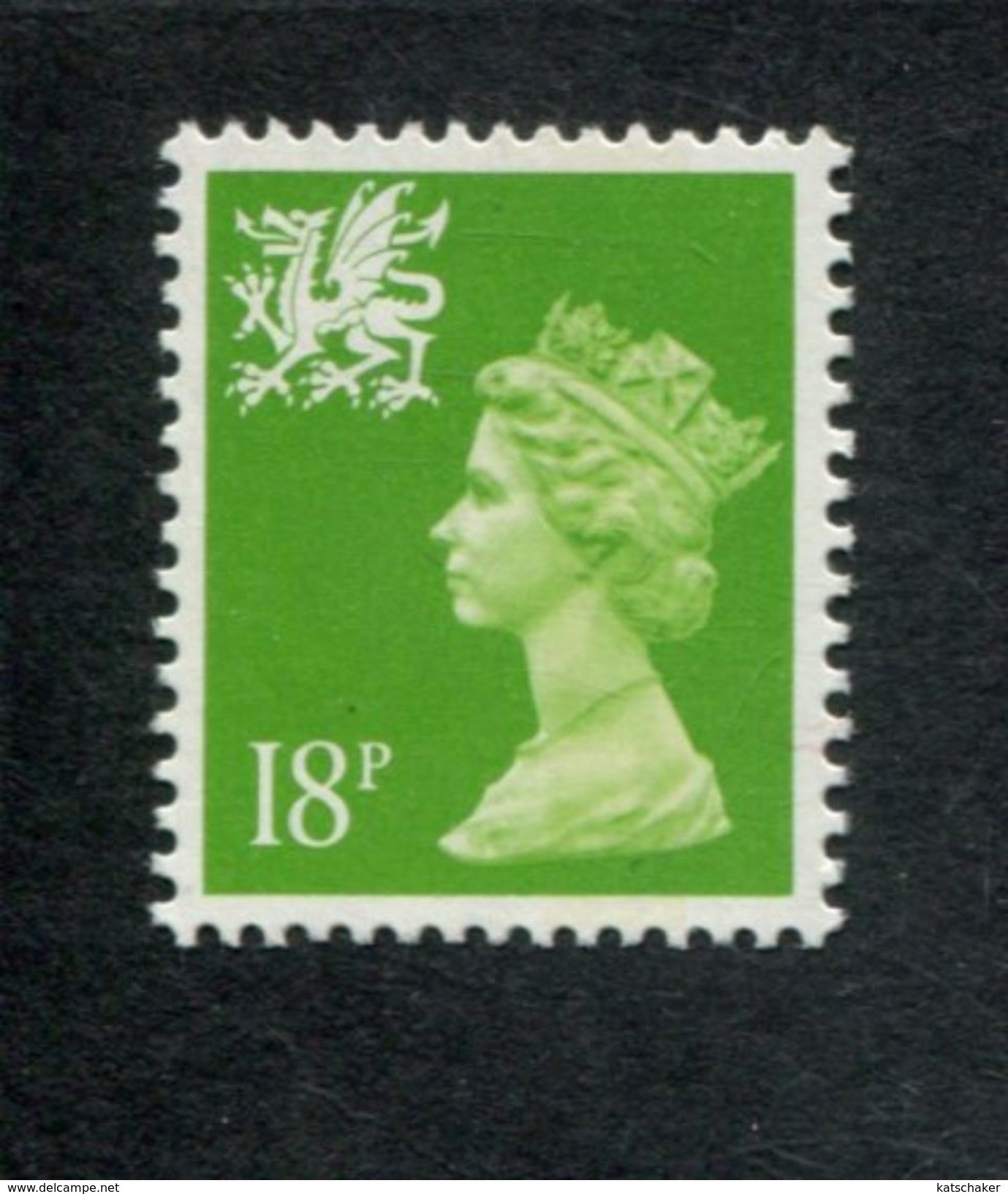 1789352314 1992  GIBBONS W49 SCOTT WMMH34 (XX)  POSTFRIS MINT NEVER HINGED - QUEEN ELIZABETH II - SIDE BAND RIGHT - Wales