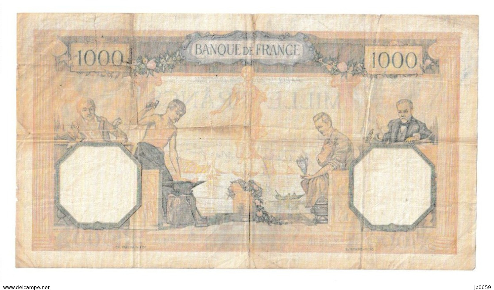 LOT 4 BILLES AYANT CIRCULE 1000 Francs CERES ET MERCURE - 100 FRANCS X 3 JEUNE PAYSAN - Ohne Zuordnung