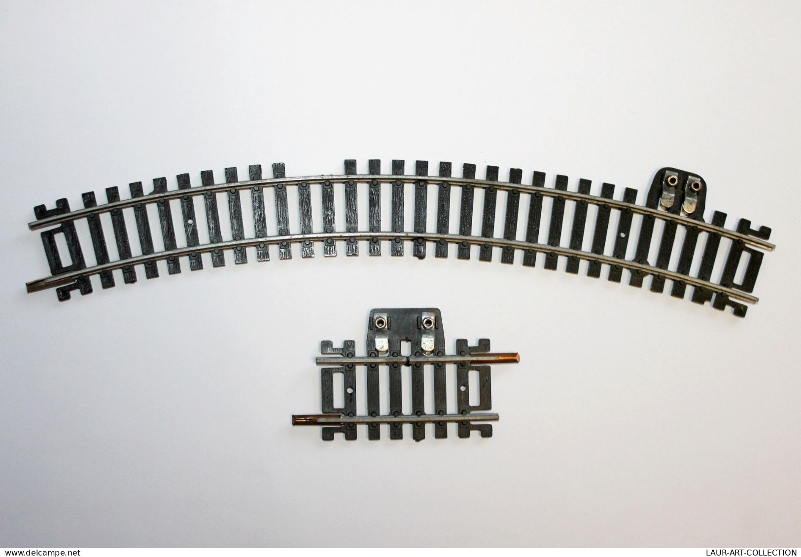 LIMA HO - 2 RAIL DE CONTACT D'ALIMENTATION: 1 DROIT + 1 COURBE N°3030 R=360 36°, MODELISME FERROVIAIRE TRAIN (2105.159) - Track