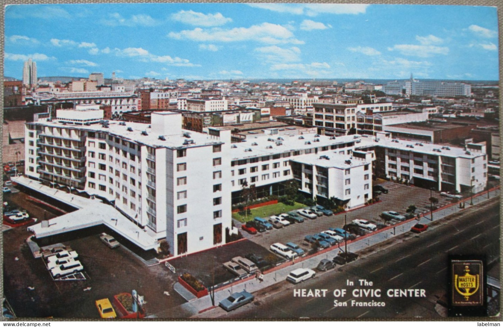 USA CALIFORNIA SAN FRANCISCO TOWNHOUSE MOTEL HOTEL MOTOR CARD POSTCARD CARTE POSTALE POSTKARTE CARTOLINA ANSICHTSKARTE - Long Beach