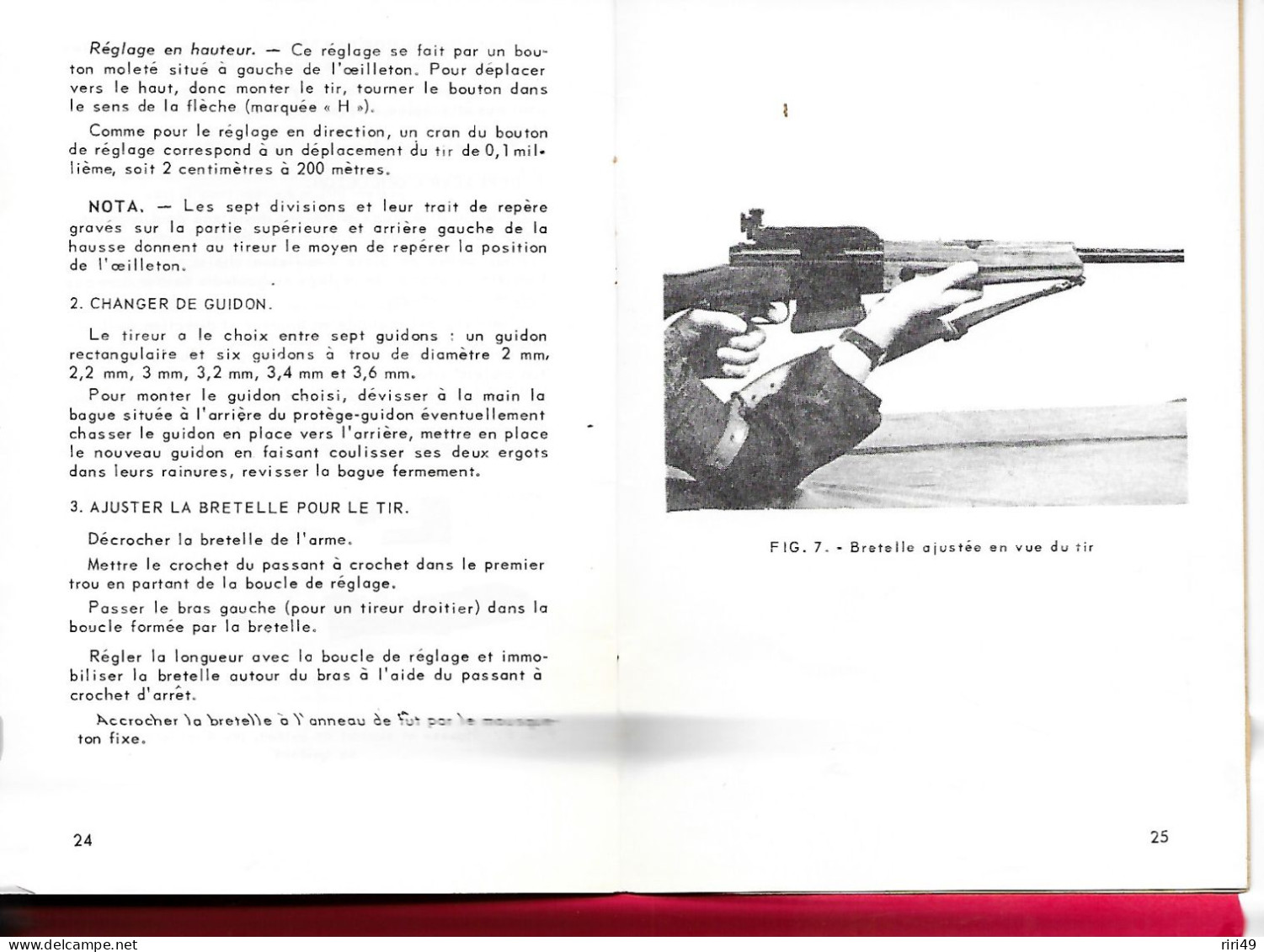 Guide Technique Fusil à Répétition De 7.5mm Modèle F1,  Voir SCANNES Et Description 25 Pages 10.5*15 Cm - Français