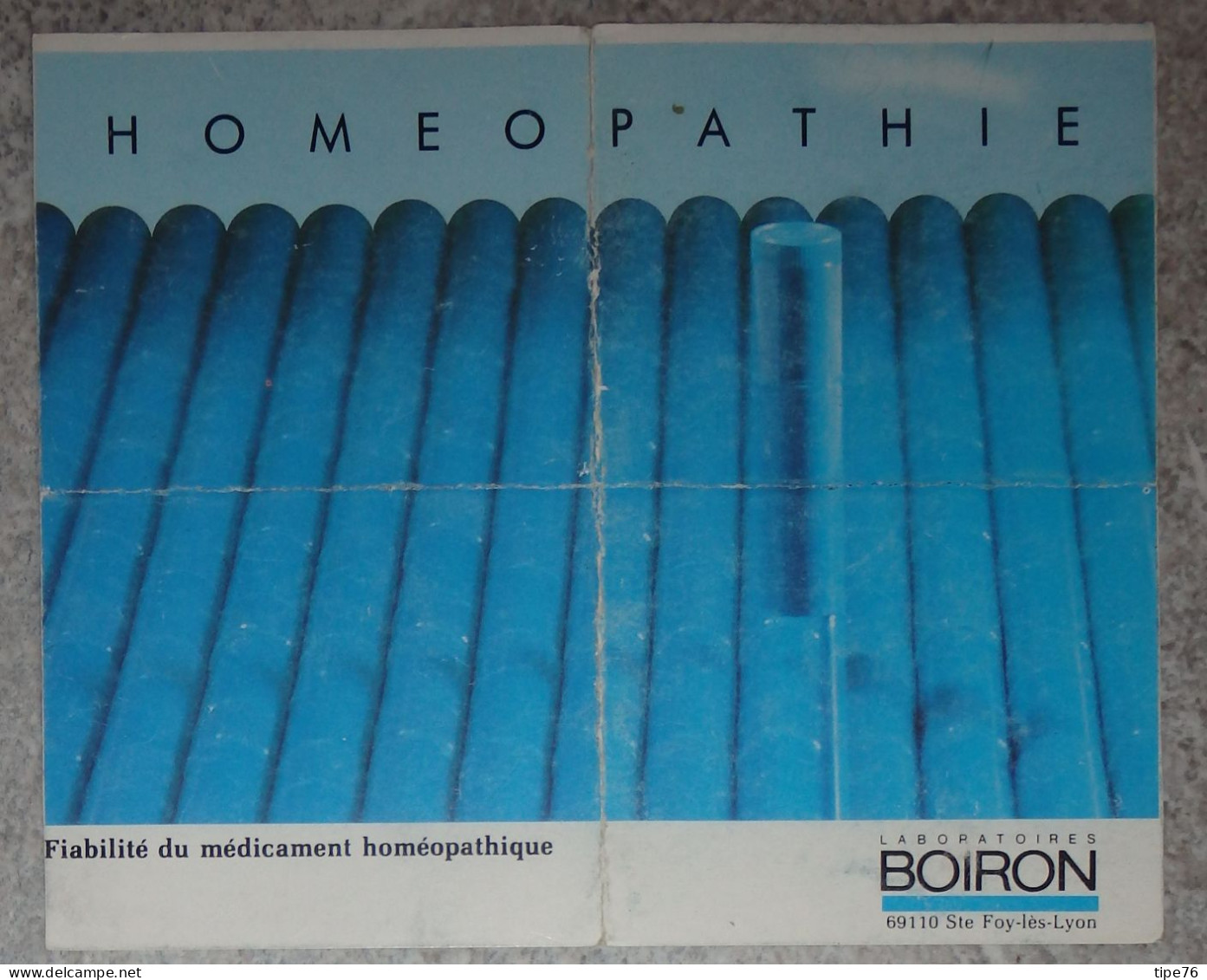 Petit Calendrier De Poche 1986 Laboratoires Boiron Homéopathie Ste Foy Les Lyon - Petit Format : 1981-90