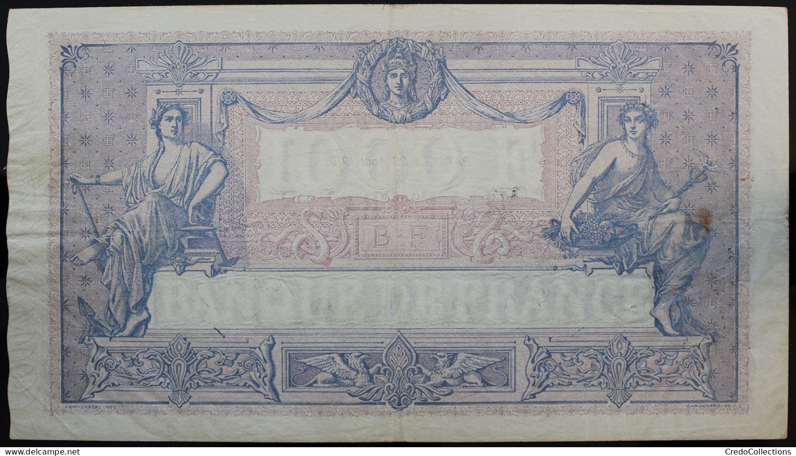 France - 1000 Francs - 26-8-1919 - PICK 67h / F36.35 - TB+ - 1 000 F 1889-1926 ''Bleu Et Rose''