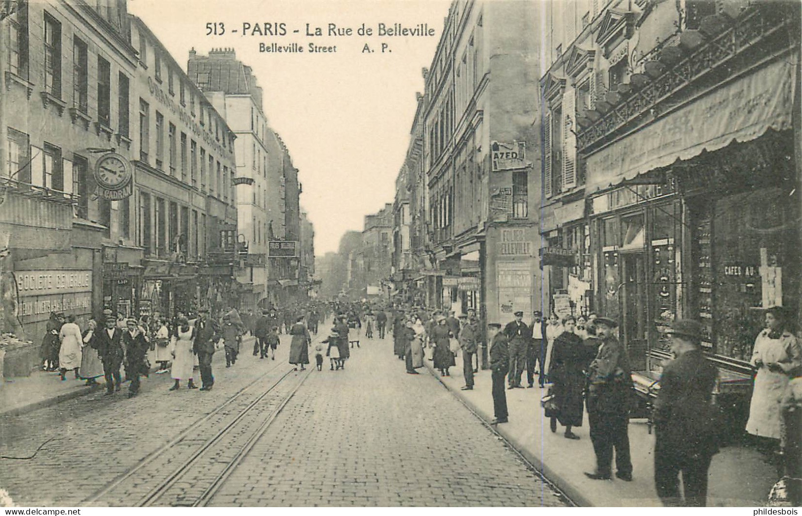 PARIS 20 Arrondissement  Rue Belleville - Arrondissement: 20