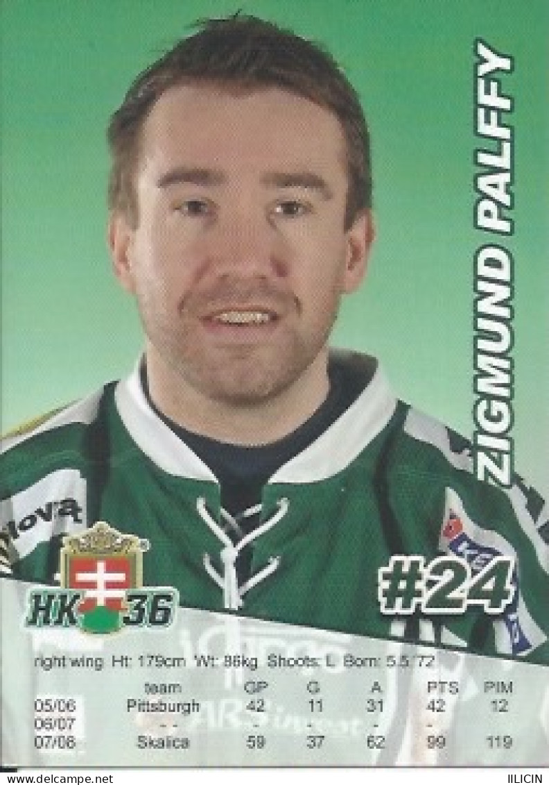 Trading Cards KK000566 - Ice Hockey Czechoslovakia HK 36 Skalica 6.5cm X 9cm: Zigmund Palffy - Andere & Zonder Classificatie