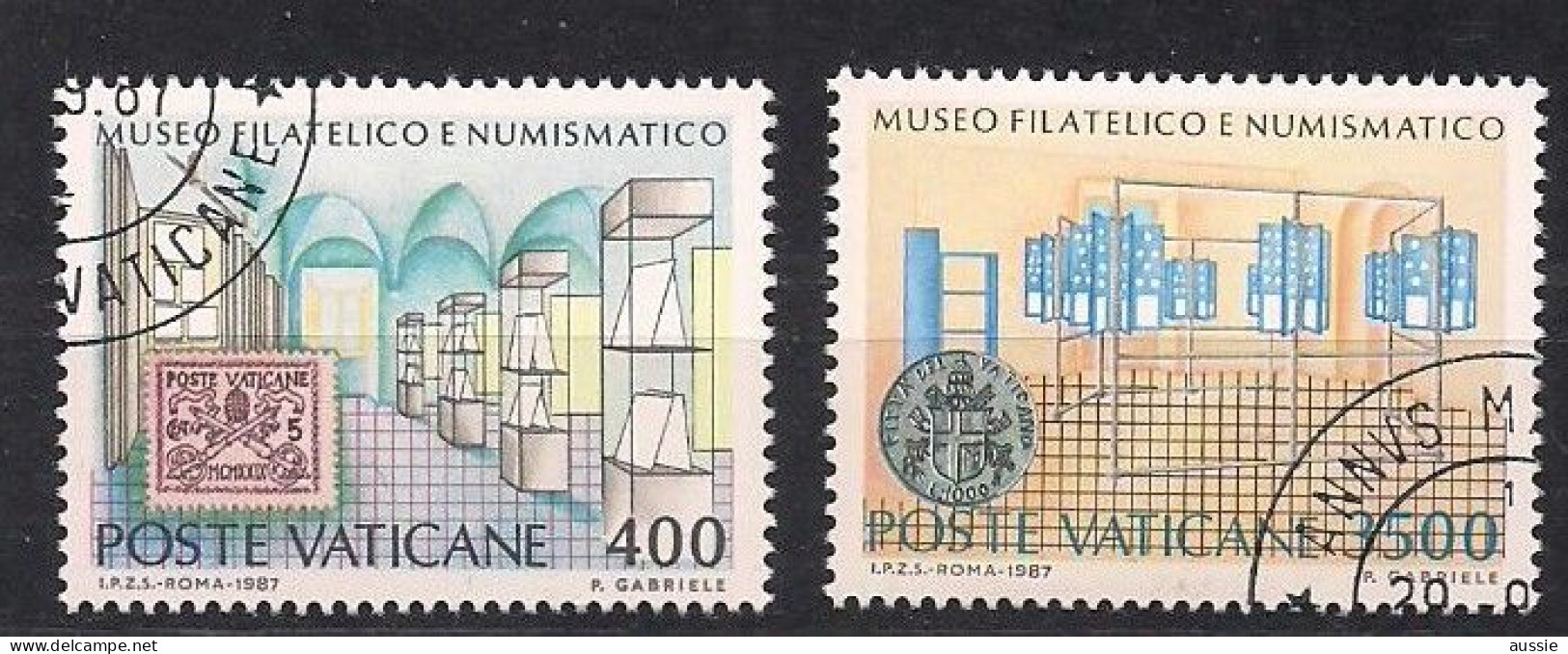 Vatican Vatikaan 1987 Yvertnr. 815-819 (o) Oblitéré Cote 9 € - Gebraucht