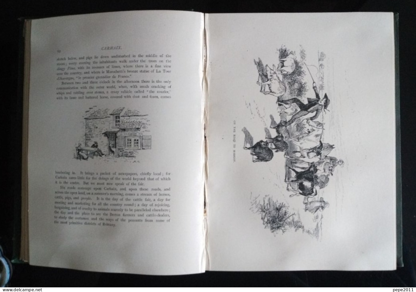 BRETON FOLK - An Artistic Tour in Brittany - By Henry Blackburn, Illustrations by Randolf Caldecott - Voyage en Bretagne