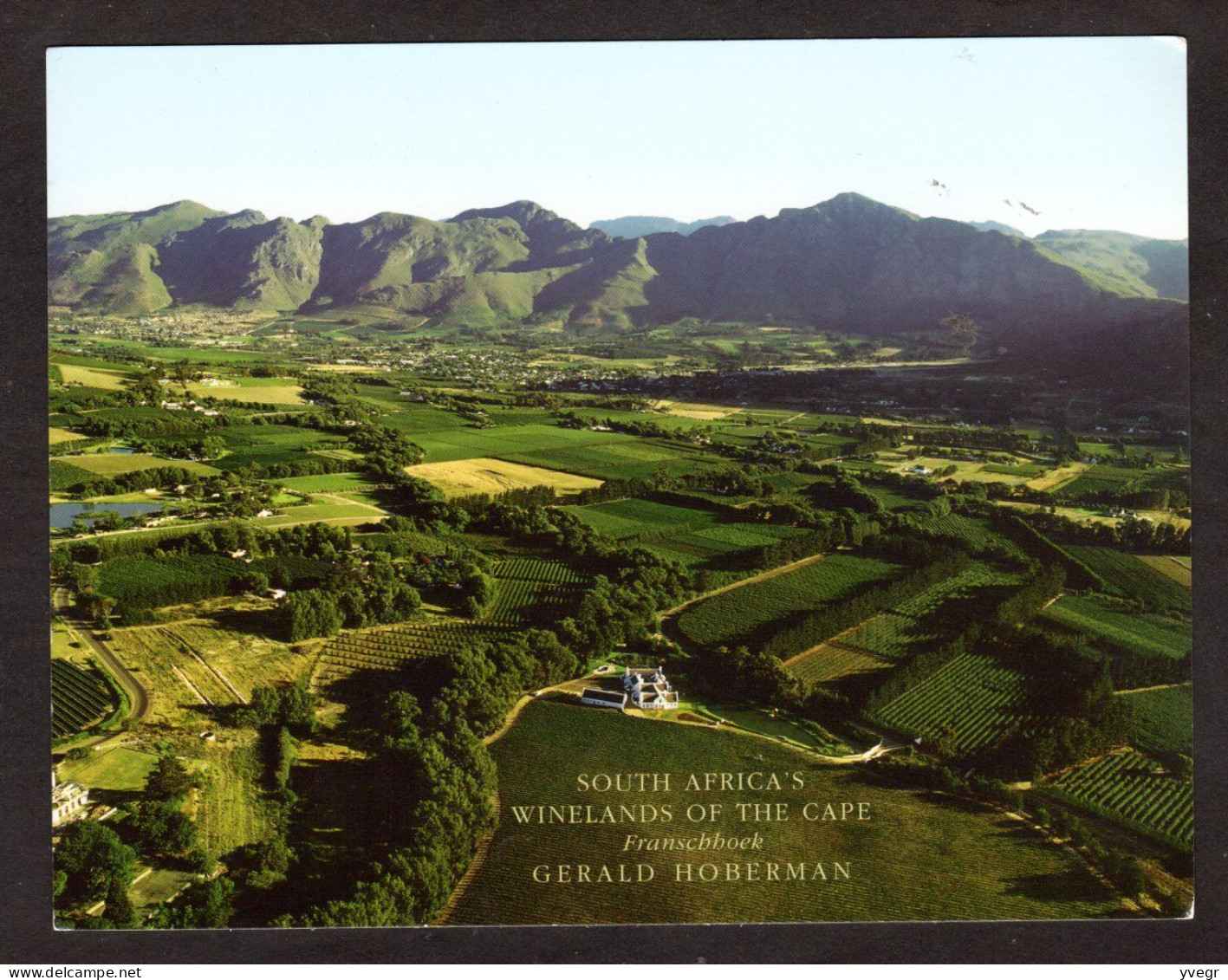 Afrique Du Sud - WINELANDS Of The CAPE - Francbboek - Vue Aérienne - Afrique Du Sud